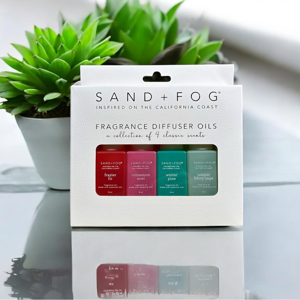 Sand + Fog California Coast Inspired Fragrance Oils for Diffuser 10 ml QTY 4